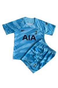 Tottenham Hotspur Maalivahti Jalkapallovaatteet Lasten Kotipeliasu 2023-24 Lyhythihainen (+ Lyhyet housut)